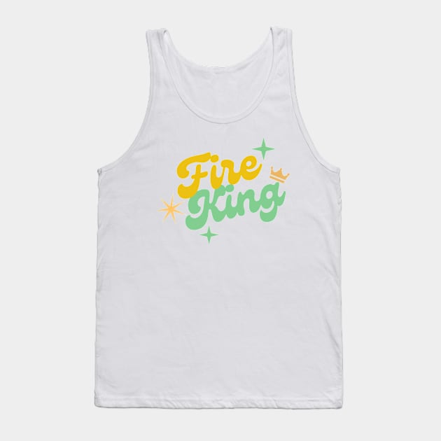 Fire King Design Tank Top by aiden.png